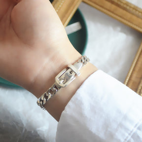 Silver Belt Bracelet